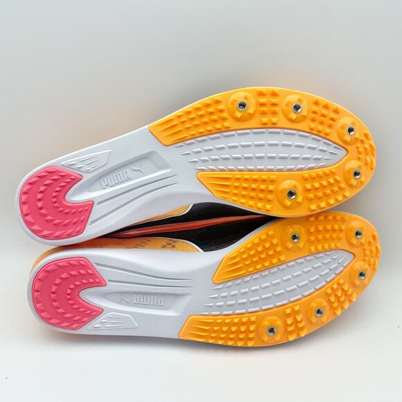Puma Men's EvoSpeed Distance 11 Running Shoe Size 9.5 Orange Black Track NIB - Picture 9 of 12